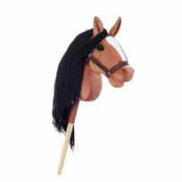 hobby horse - HOPPIHORSE pliušinis žaislas Horse on a stick A3 Bay (Gniada) - 1 nuotrauka
