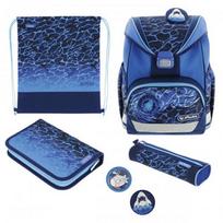 herlitz ultralight - Kuprinė Herlitz UltraLight Plus Blue Shark 50046164, mėlyna - 2 nuotrauka