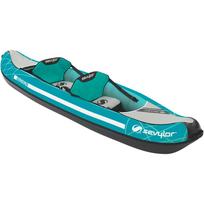 dvivietes baidares - Sevylor Madison 2 asmenų pripučiama baidarė Juoda/Turkis (Black/Turquoise) - 3 nuotrauka