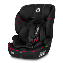 Lionelo Levi i-Size, 9-36 kg, Juoda/Raudona (Black/Red)
