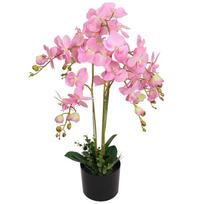 Dirbtinė orchidėja vidaXL, 75 cm, rožinė (Pink)