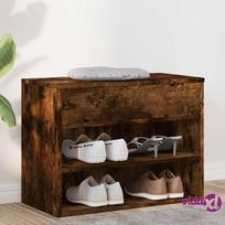 batu suoliukas pigu lt - Prieškambario suoliukas vidaXL BLSVXL816050, dūminio ąžuolo (Smoky Oak) - 2 nuotrauka