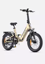 engwe l20 3 0 boost - Engwe L20 3.0 BOOST 20" šampaninis (Champagne) - 3 nuotrauka