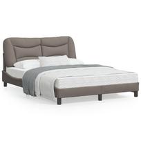 miegamojo lovos rem - Lovos rėmas vidaXL, taupe (Taupe), 140x200 cm, audinys - 1 nuotrauka