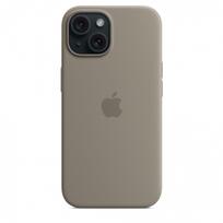 Apple iPhone 15 Silicone Case with MagSafe Beige