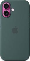 senukai iphone - APPLE iPhone 16 Silicone MagSafe - Lake Green - 2 nuotrauka