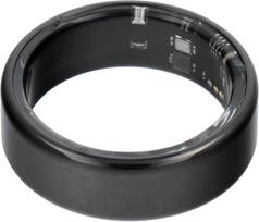 smart laikrodis - Išmanusis laikrodis Oem Smart Ring R11M - išmanus plieno žiedas su įkrovimo dėžute Dydis 8 (18,1mm) juodas - 1 nuotrauka