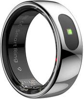 „Smart RING PRO“ sidabrinis, streso matavimas, širdies ritmo stebėjimas, miego stebėjimas, dydis. 8, Powertonas