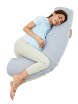 maitinimo pagalve momcozy - MOMCOZY nėščiosios ir žindymo pagalvė, J formos - 4 nuotrauka