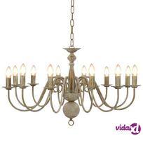 senoviniai sviestuva - Pakabinamas šviestuvas vidaXL Sietynas, 12xE14, Balta (White) - 2 nuotrauka
