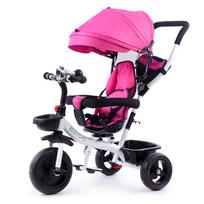 triratukas vezimelis - EcoToys Triratukas YM-BT, rožinis (Pink) - 2 nuotrauka