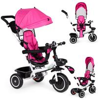 triratukas vezimelis - EcoToys Triratukas YM-BT, rožinis (Pink) - 3 nuotrauka