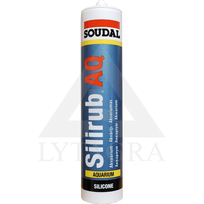 silikonas skaidrus - Soudal Silirub AQ, Skaidrus (Clear), 310 ml - 2 nuotrauka
