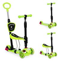 paspirtukas 3in1 - Ecotoys 3in1 Balansinis Paspirtukas, Žalias (Green) - 3 nuotrauka