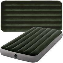 intex dura beam - Pripučiamas čiužinys Intex 64107, juodas/žalias (Black/Green), 191 x 99 x 25 cm - 1 nuotrauka