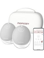 momcozy m9 - MOMCOZY M9 dvigubas nešiojamas belaidis pientraukis (Pilkas - Grey) - 1 nuotrauka