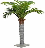 dirbtiniai lapai - Dirbtinė palmė vidaXL, 150 cm, žalios spalvos (Green) - 1 nuotrauka