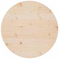 apvali pusies mediena - vidaXL Stalviršis, apvalus, 60 cm, pušies mediena (Pine) - 1 nuotrauka