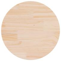 apvali pusies mediena - vidaXL Stalviršis, apvalus, 60 cm, pušies mediena (Pine) - 3 nuotrauka