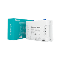 smart jungiklis - Sonoff 4CHPROR3 4-kanalų išmanusis jungiklis Wi-Fi su RF 433MHz palaikymu - 2 nuotrauka
