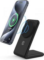 magsafe car holder - Celly Car Holder With Wireless Charger Black - 3 nuotrauka