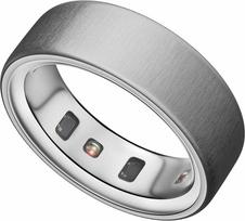 Oura Ring 4 smart ring, Brushed silver, size 7