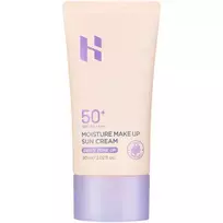 kremai veidui nuo saules spf50 tonuojantis - Holika Holika Moisture Make Up Sun Cream SPF50+ drėkinamasis veido kremas nuo saulės 60 ml - 1 nuotrauka