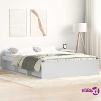 miegamo lovos 120 200 - vidaXL Lovos rėmas, baltas (White), 120x200 cm - 3 nuotrauka