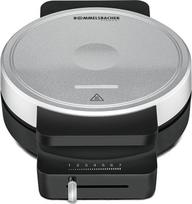 cirviniai blynai - Rommelsbacher WA 850 Vaflinė 850 W Juoda (Black) Sidabras (Silver) - 1 nuotrauka