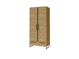 Spinta ADRK Furniture Aria 2D, ruda (Brown)
