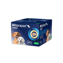 Milprazon Chewable tabletės nuo kirminų mažiems šunims ir šuniukams, 1 tabl.
