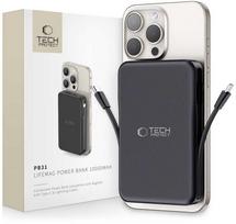 magsafe power bank 10000 usb c - Tech-Protect LifeMag PB31 10000mAh Juodas (Black) - 1 nuotrauka