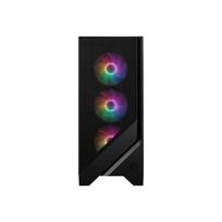 msi case - MSI MAG FORGE 120A AIRFLOW Midi Tower Juodas (Black), Permatomas (Transparent) - 1 nuotrauka