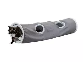 tunelis katems - Trixie Harvey žaidimų tunelis katėms, pilkas (Gray) 116 cm - 1 nuotrauka