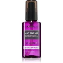 KUNDAL Macadamia Ultra Serum English Rose regeneruojamasis aliejinis serumas pažeistiems plaukams 100 ml