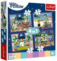 Trefl Dėlionė 4in1 Treflikai, 207 vnt.