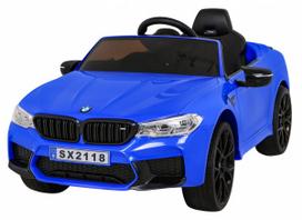 elektromobiliai vaikams bmw - BMW M5 Drift vaikiškas elektromobilis, mėlynas (Blue) - 1 nuotrauka