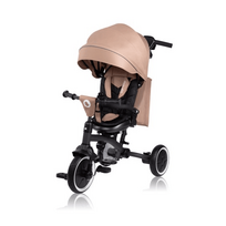 triratukas lionelo tris plus - LIONELO triratukas TRIS PLUS, juoda/smėlio (Black/Beige) - 1 nuotrauka