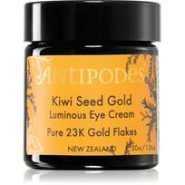 Antipodes Kiwi Seed Gold Luminous Eye Cream skaistinamasis paakių kremas su auksu 30 ml