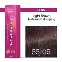 wella hair - Wella Professionals Color Touch Plus profesionalūs plaukų dažai 60 ml. - 55/05 Intense Light Brown/Natural Red-Violet - 18 nuotrauka