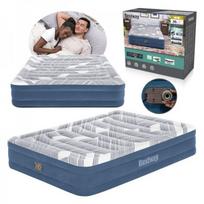 pneumatinio pompa - Pneumatinis čiužinys su įmontuota pompa 203 x 152 x 46 cm Bestway 67630 - 1 nuotrauka