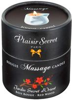 Plaisirs Secrets Raudona (Red) Masažinė žvakė 80 ml