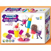 modelinas led - Genio Kids modelino rinkinys „Ledainė“ (Ice Cream) - 1 nuotrauka