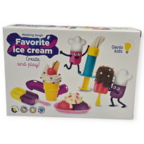 modelinas led - Genio Kids modelino rinkinys „Ledainė“ (Ice Cream) - 2 nuotrauka