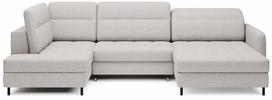 Kampinė sofa Berrto Aubron 03, šviesiai pilka (Light Grey)