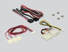 front panel usb - Delock 3.5" Front Panel Fan Controller + 2 x USB 2.0 - 3 nuotrauka