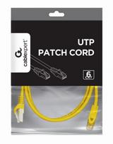 kabelis cat6 - Gembird Cable UTP Patch CAT 6 Yellow 1m - 2 nuotrauka