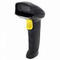 skenk - Qoltec 50853 Lazerinis brūkšninių kodų skaitytuvas 1D ,  2D ,  Juodas (Black) - 1 nuotrauka