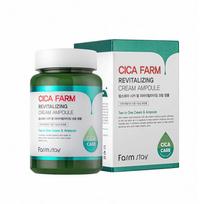 Kreminis korėjietiškas gaivinantis veido serumas 2in1 FARMSTAY CICA, 250 ml