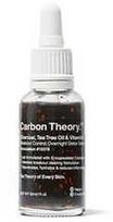 Carbon Theory Anglis, arbatmedžio aliejus & vitaminas E išsiveržimas kontrolė nakčiai detokso serumas - notinis detoksikacinis serumas - 30 ml